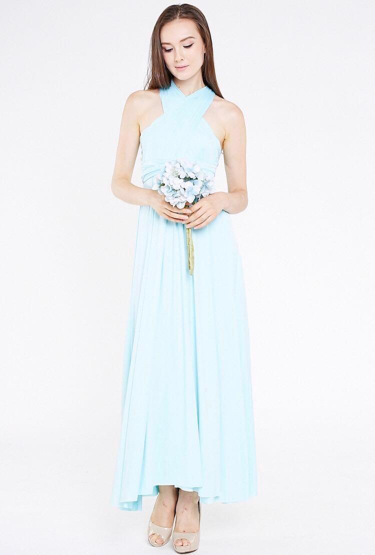 tiffany blue maxi dress