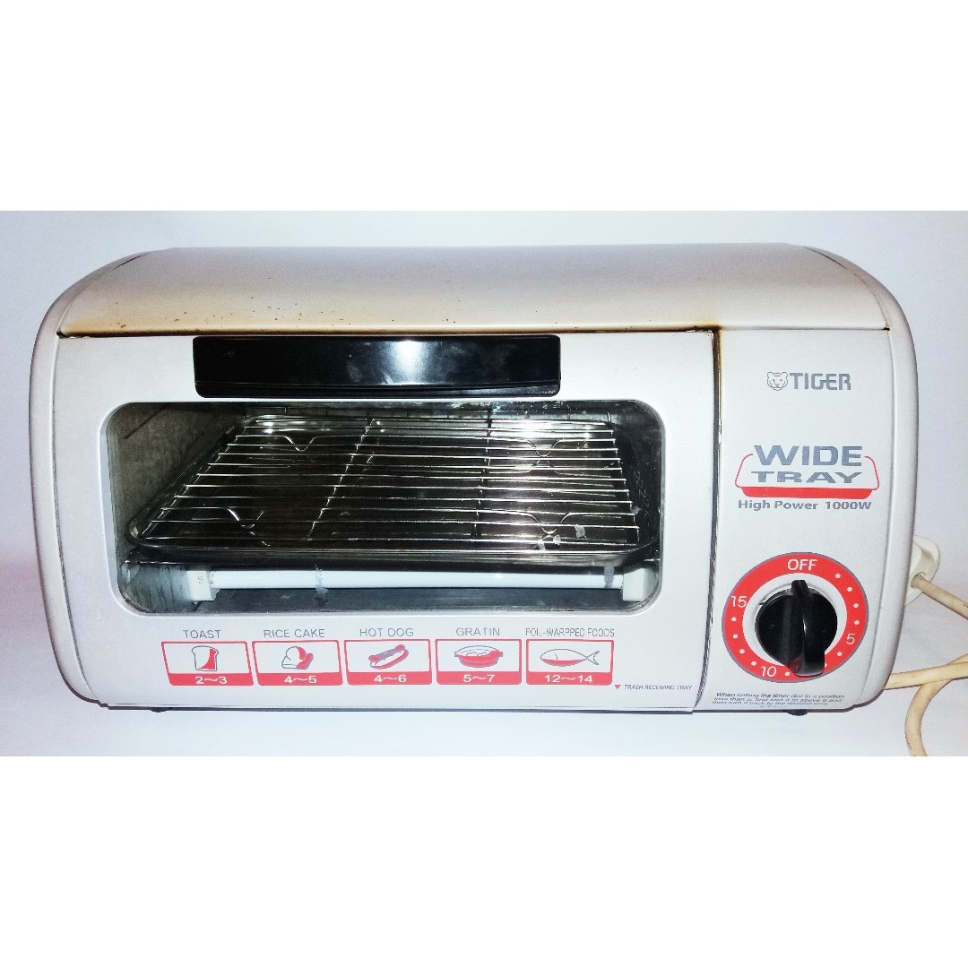 Tiger toaster oven wide tray, TV & Home Appliances, Kitchen Appliances
