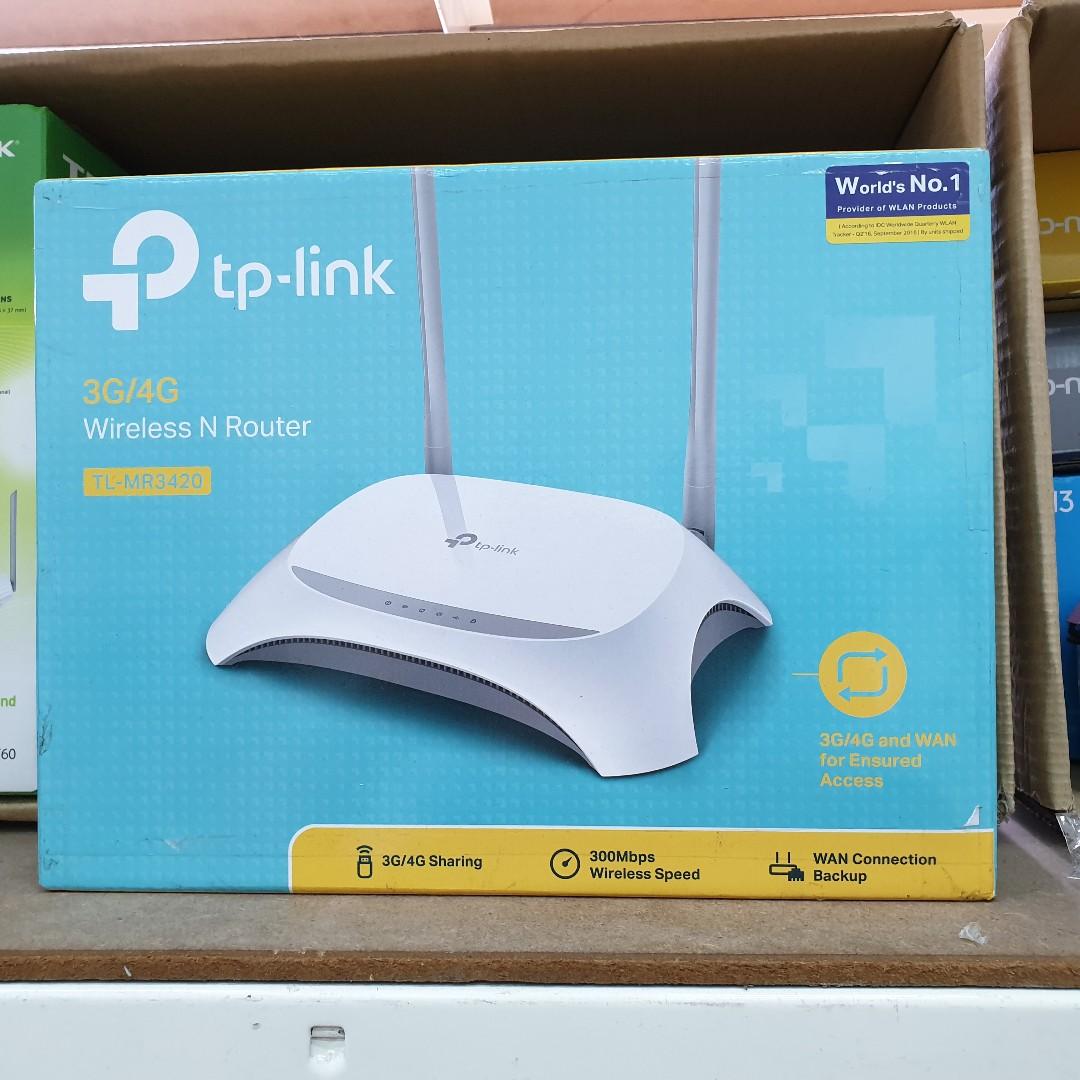 Tplink Tl Mr3420 3g 4g Wireless N 300 Router Electronics Others On Carousell