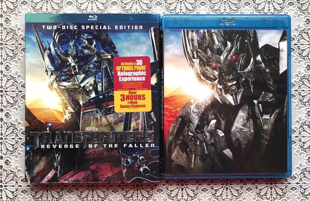 Transformers Revenge of the fallen BluRay 2 disc special edition