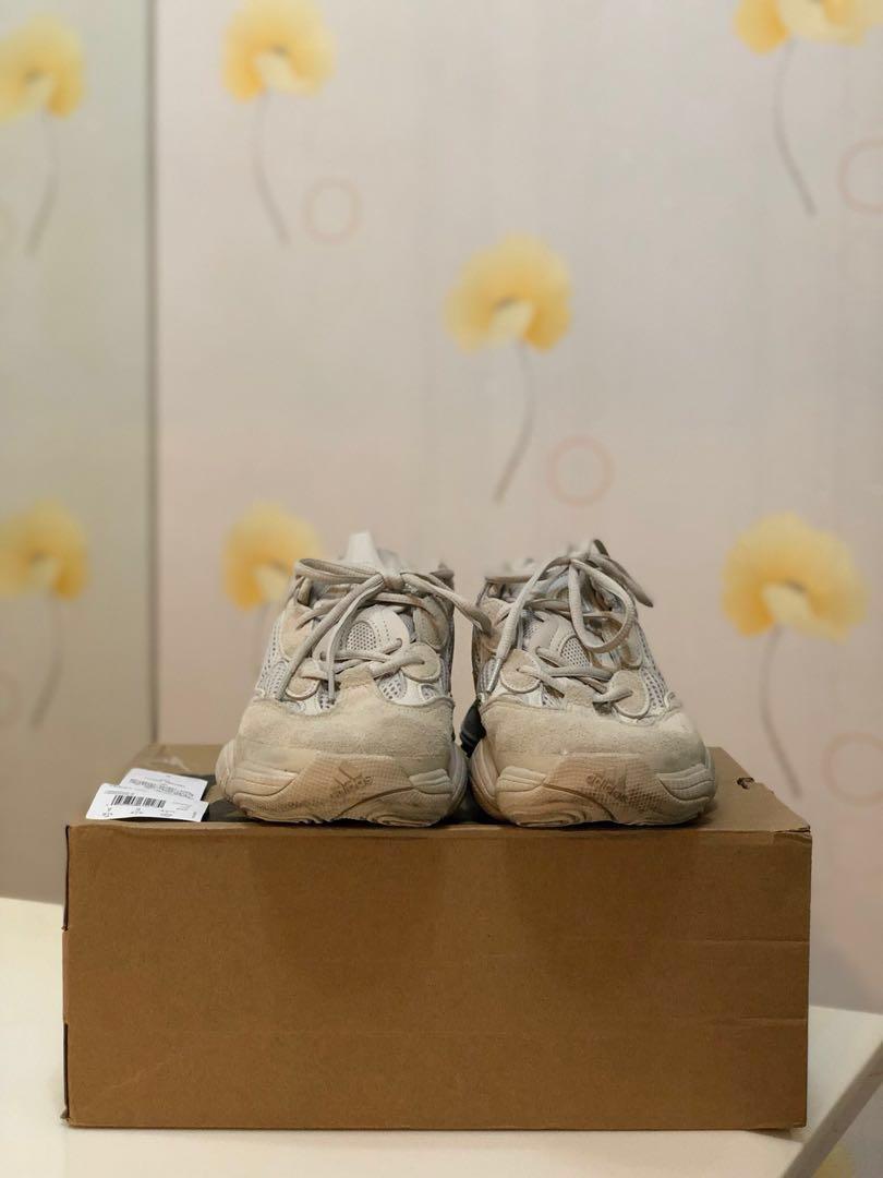 USED Adidas Yeezy 500 Blush US9.5 Men s Fashion Footwear Sneakers on Carousell