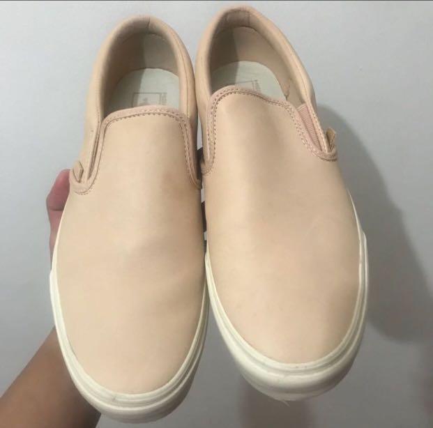 Vans slip on veggie tan cheap