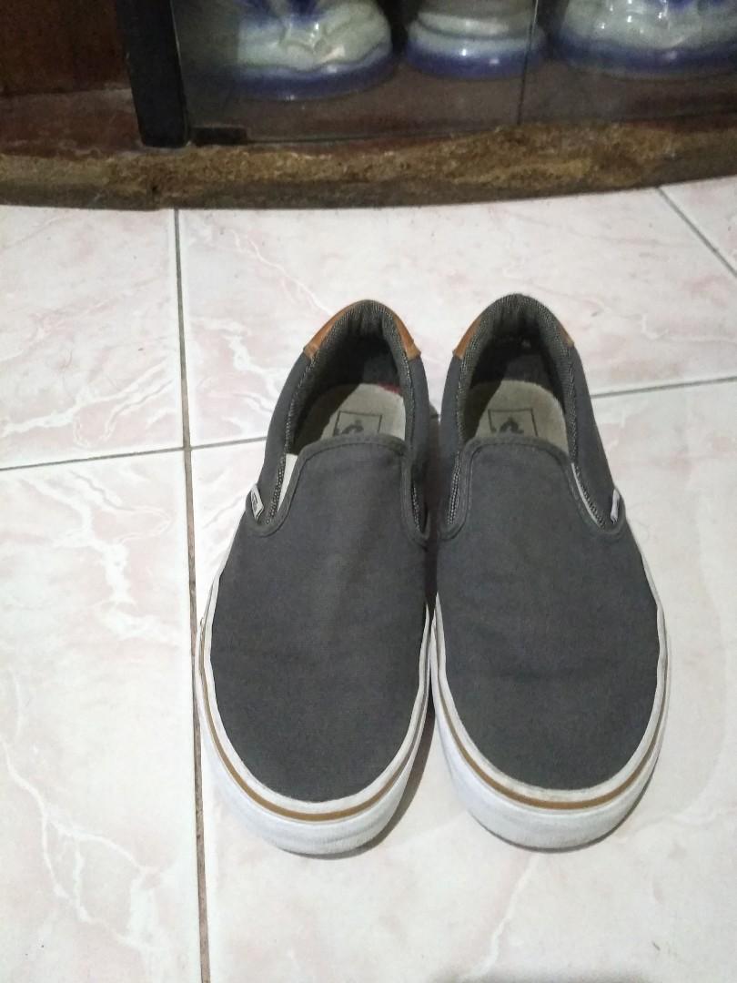 vans slip on 59 pewter