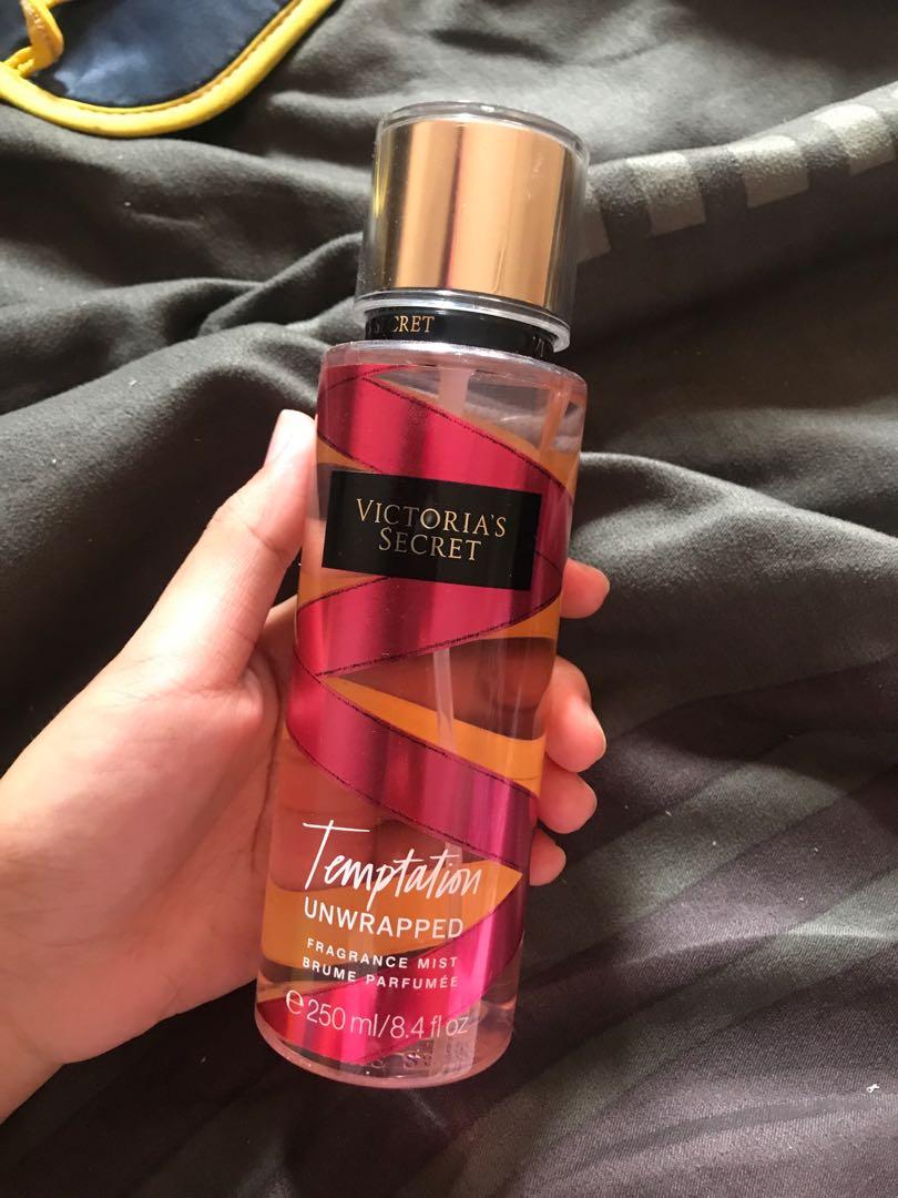 Victoria's secret temptation discount unwrapped fragrance mist