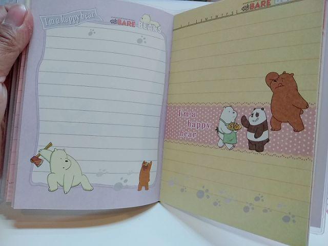We Bare Bears Notebook A6, Hobbies & Toys, Stationary & Craft, Other ...