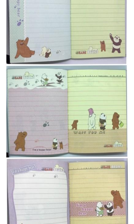 We Bare Bears Notebook A6, Hobbies & Toys, Stationary & Craft, Other ...