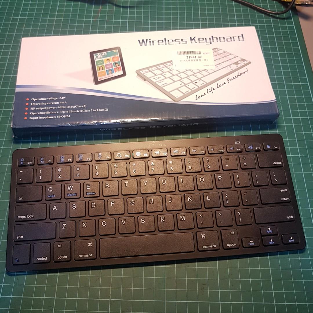 Wireless Bluetooth Keyboard For Android Apple Pc Devices