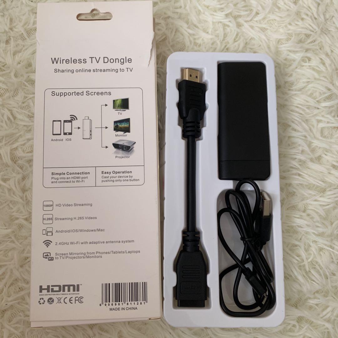 Wireless streaming to TV dongle, TV & Home Appliances, TV