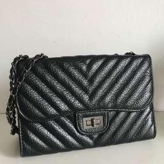 Chevron Flap Bag
