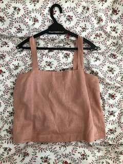 Glassons linen wide strap cami