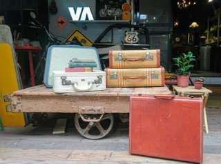 Vintage Americana。復古事 1950年代 行李箱 旅行箱