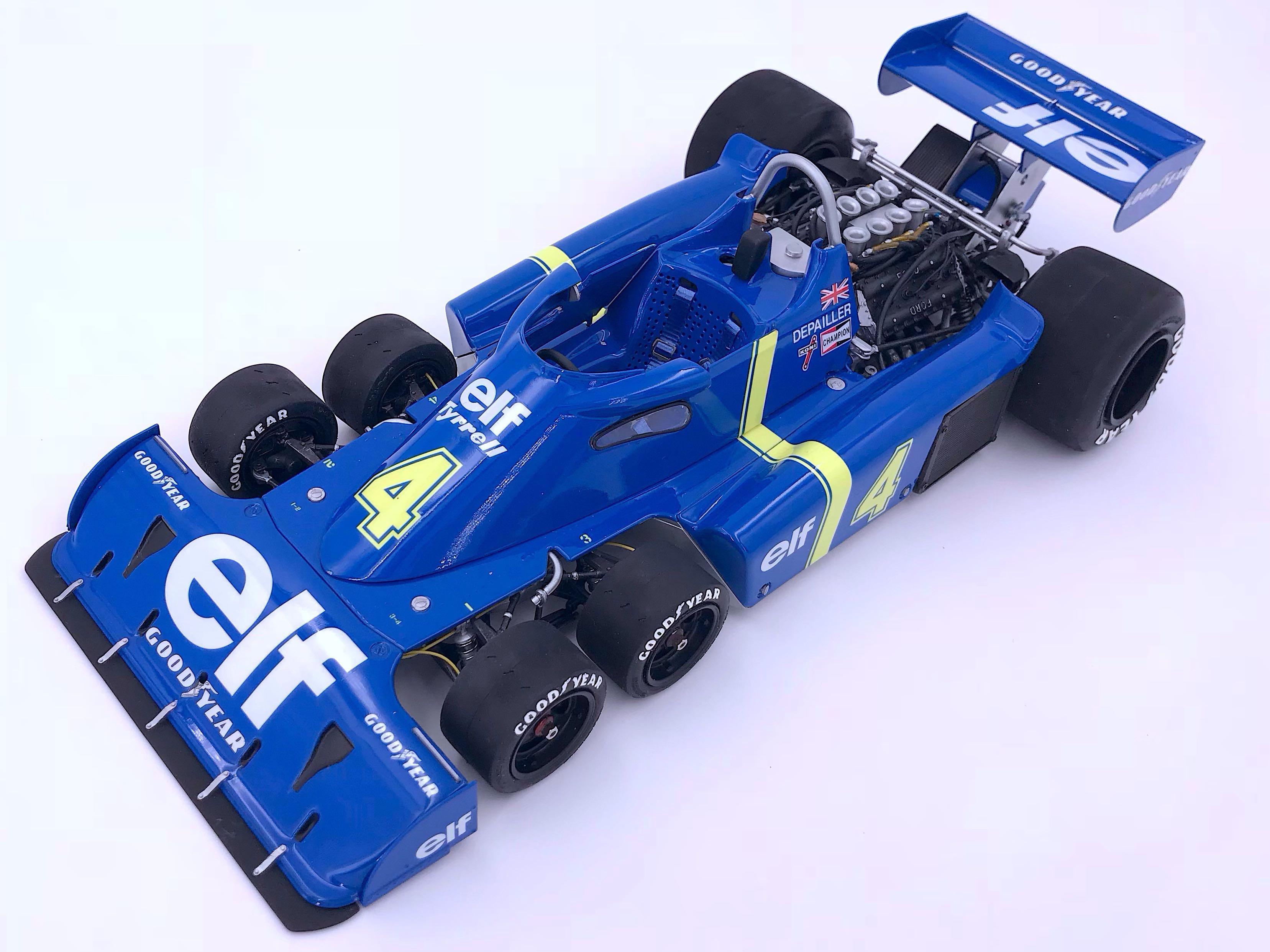 購自日本TAMIYA タミヤ1/12 Tyrrell P34 Six Wheeler Racing 賽車已
