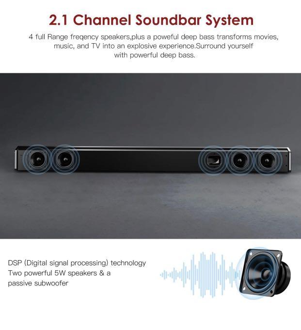 abox soundbar 2.1 channel system