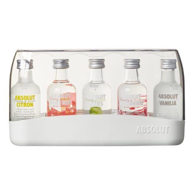 Absolut Vodka Miniature Set 5 X 50ml 40 Food Drinks Beverages On Carousell Absolut vodka 4.5l from $99.92. carousell