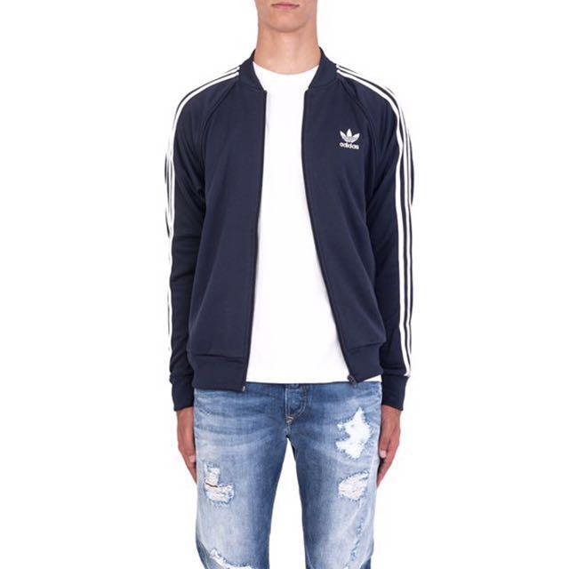 adidas originals superstar jacket navy