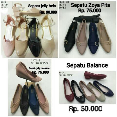 Aneka Sepatu Jelly Wanita Fesyen Wanita Sepatu Di Carousell