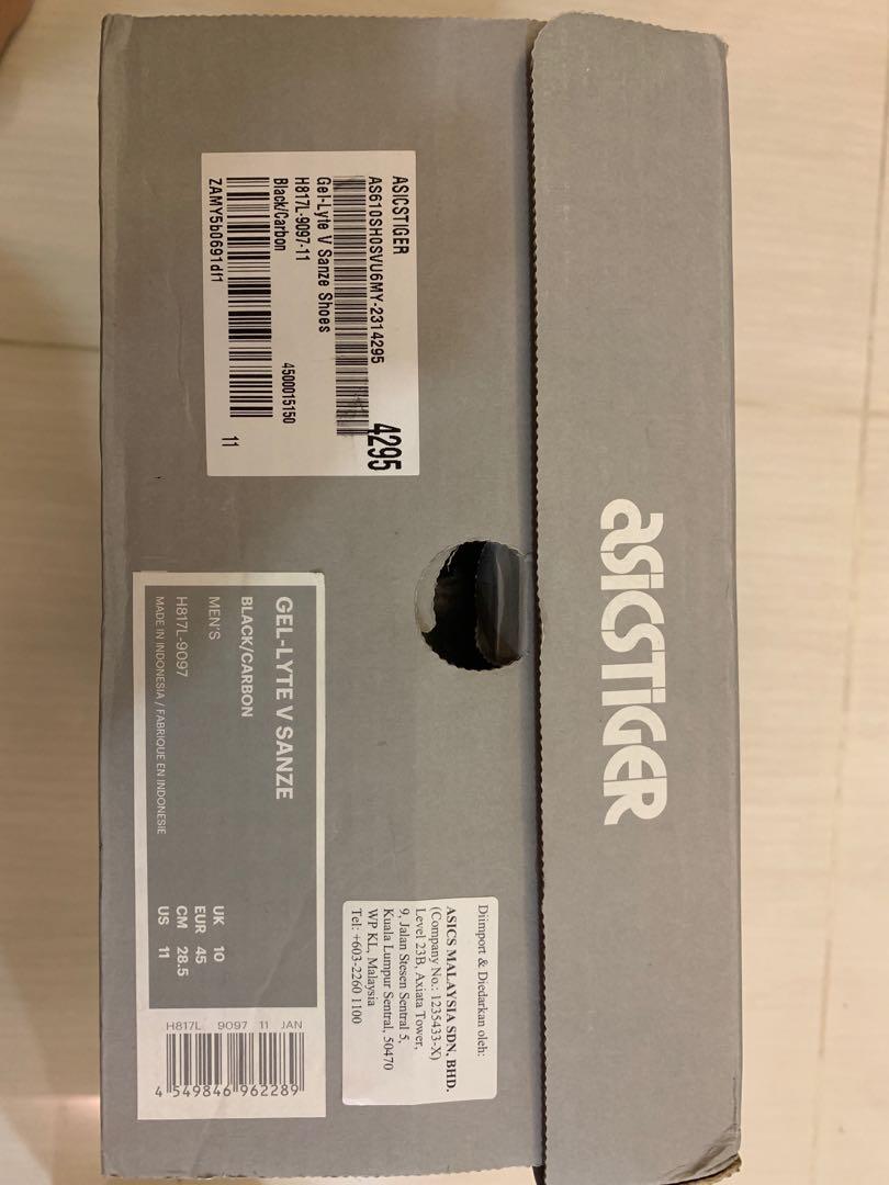 Asics Onitsuka Tiger Gel Lyte V Sanze Brand New Men S Fashion Footwear Sneakers On Carousell