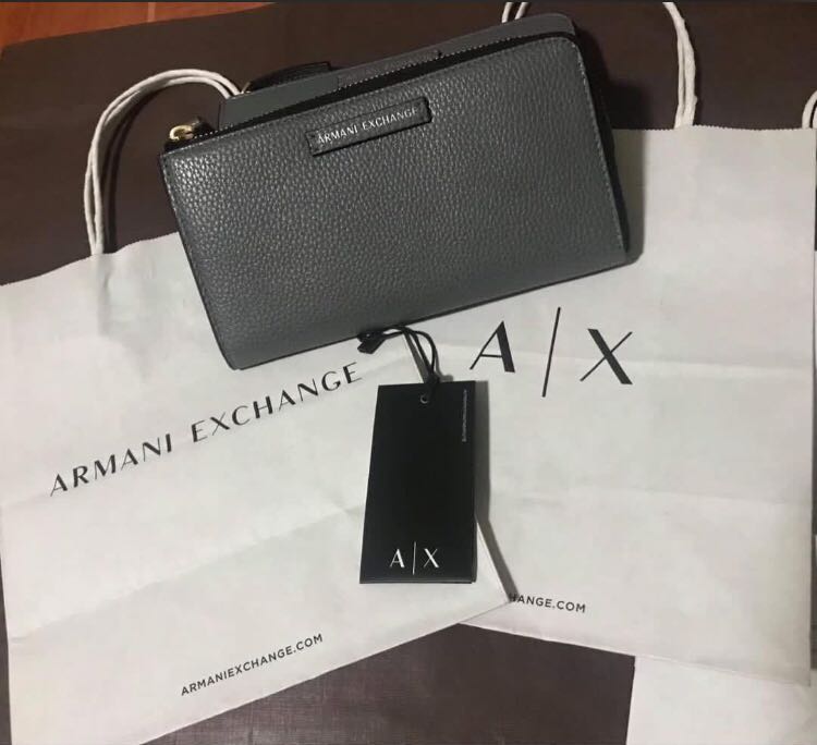 armani exchange wallet womens