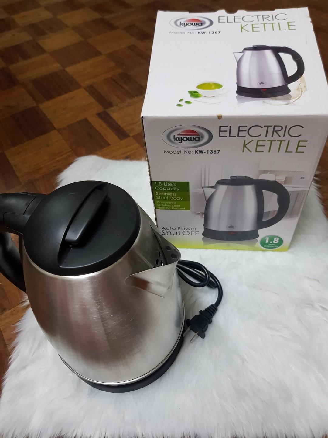 BRAND NEW Electric Kettle Kyowa Model KW1367, TV & Home Appliances