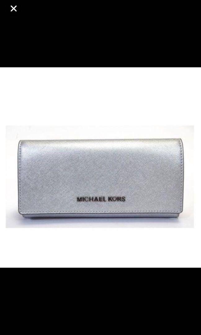 mk silver wallet