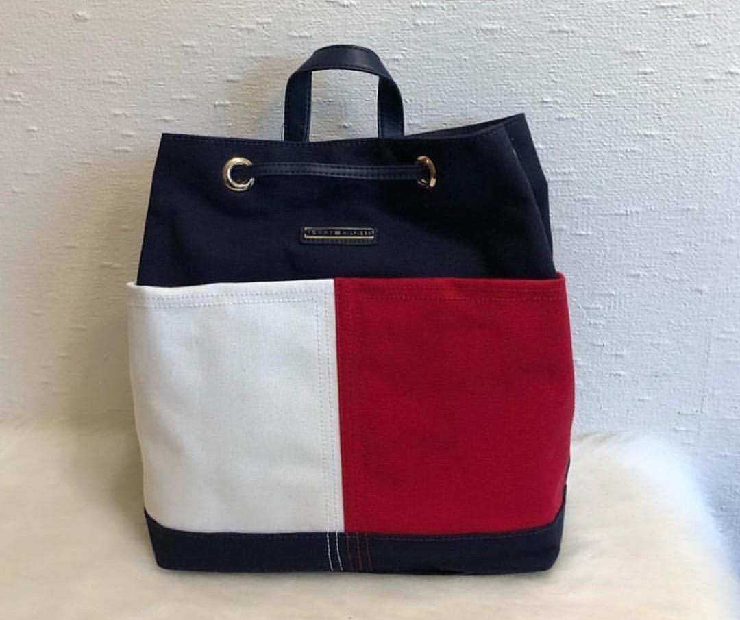 tommy hilfiger drawstring backpack