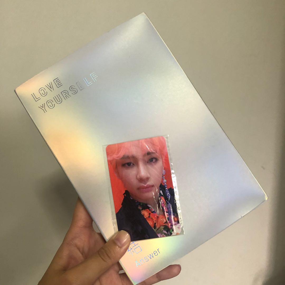 Bts Love Yourself Answer Version S With V Taehyung Photocard Hobbies Toys Memorabilia Collectibles K Wave On Carousell