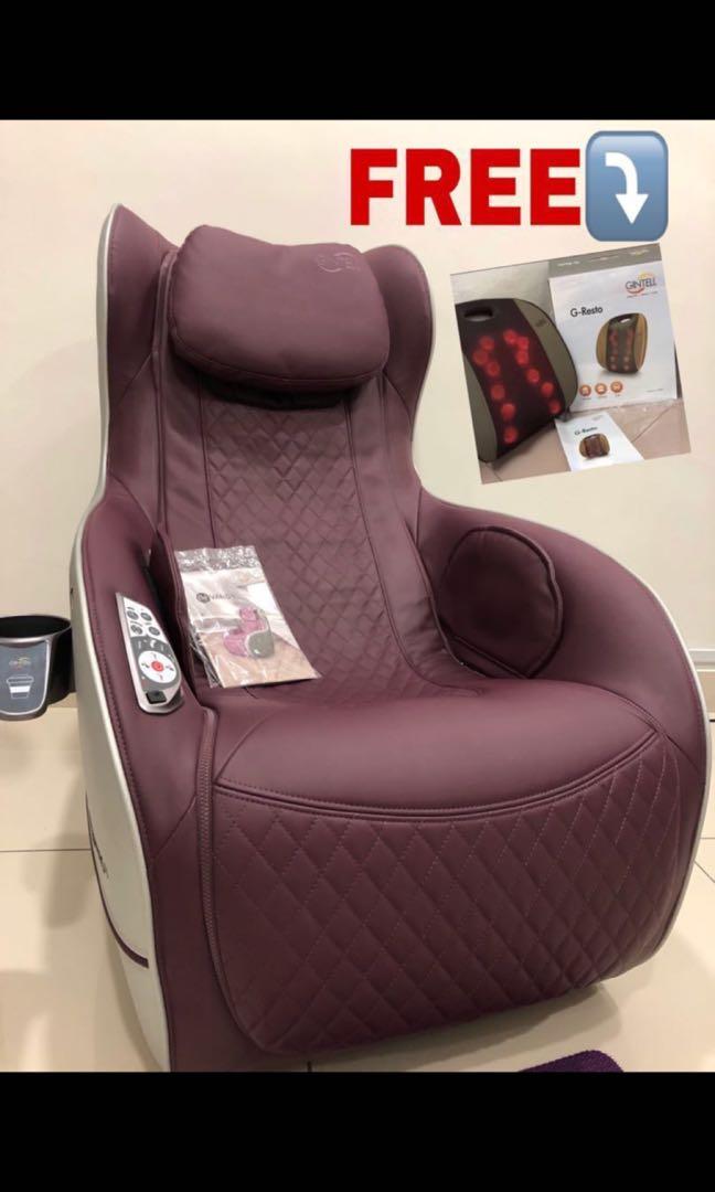 Buy 1 Free 1 Gintell 9011 De Vano Sl Massage Chair Diamond Purple Home Furniture Others On Carousell