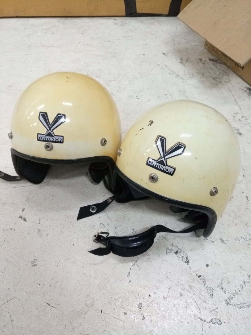 Centurion Original Helmet pair couple vintage vespa, Motorcycles