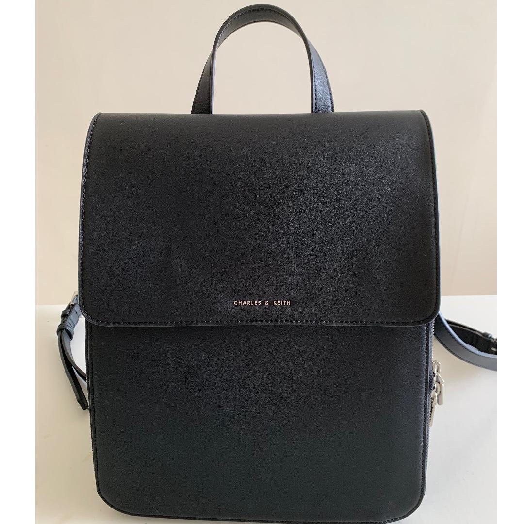 charles and keith two way backpack