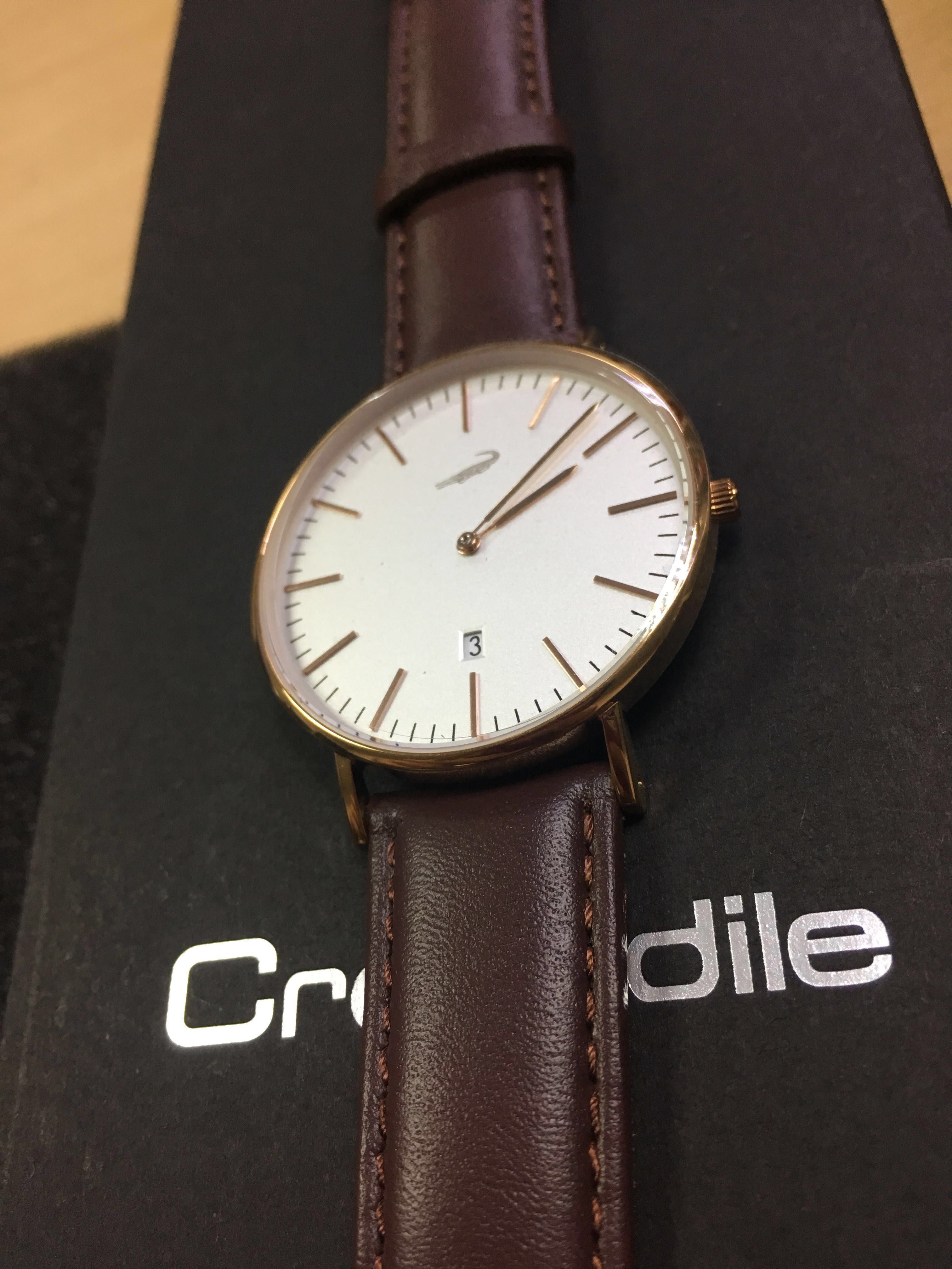 Crocodile men watch discount
