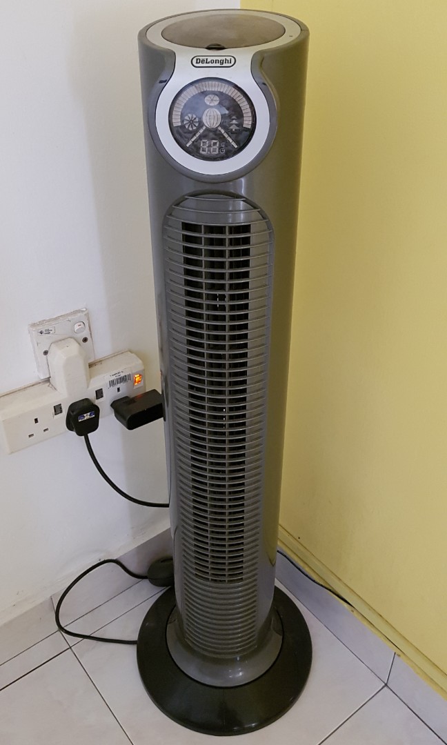 Delonghi Tower Fan, Furniture & Home Living, Lighting & Fans, Fans on