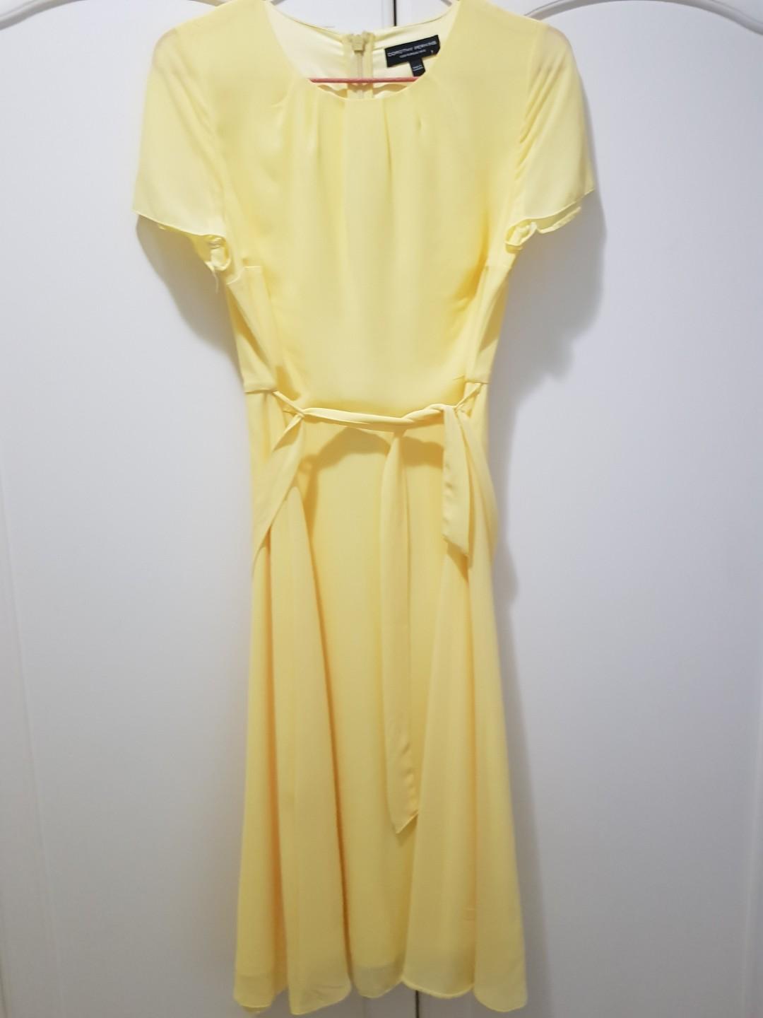 dorothy perkins yellow dress
