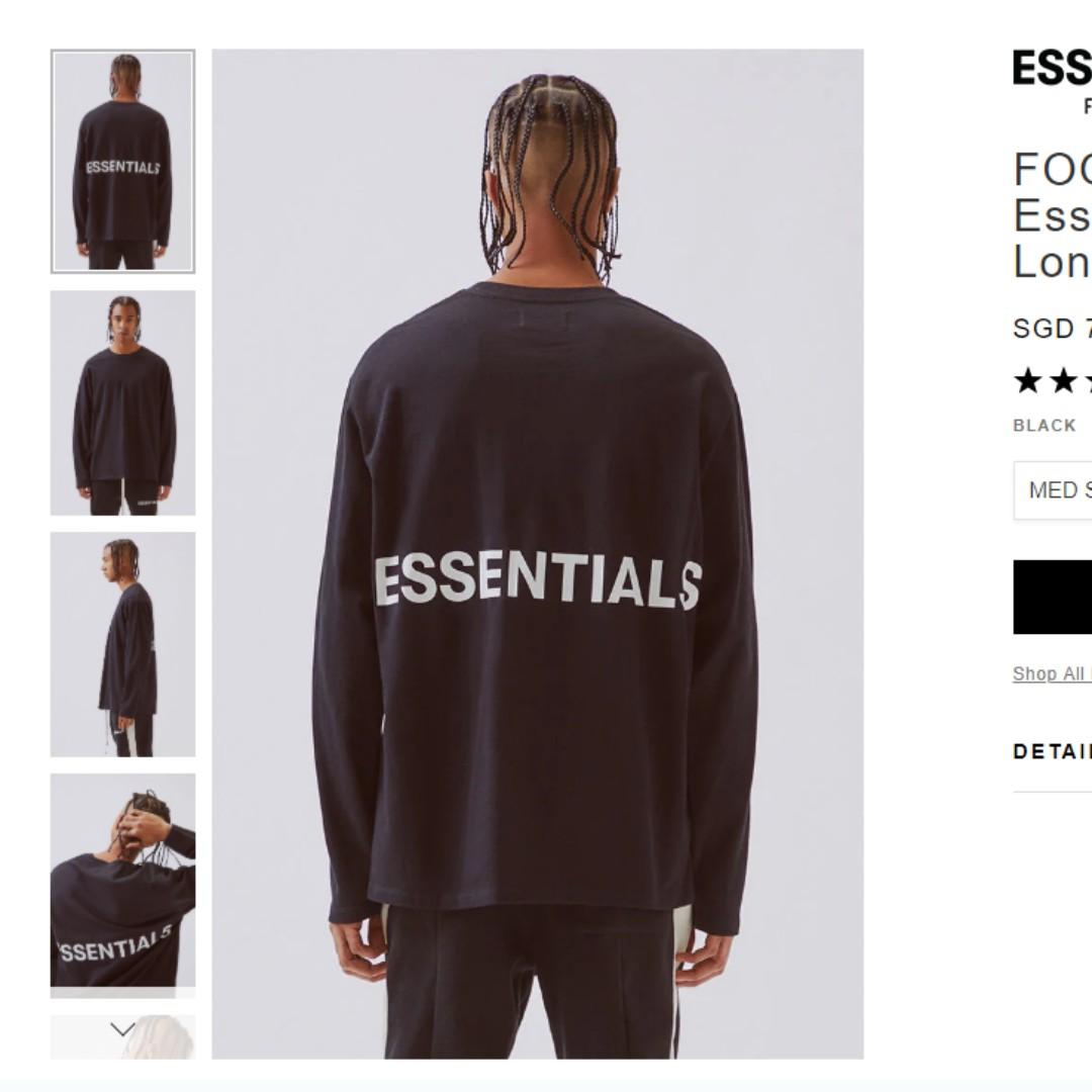 fog essentials flower tee