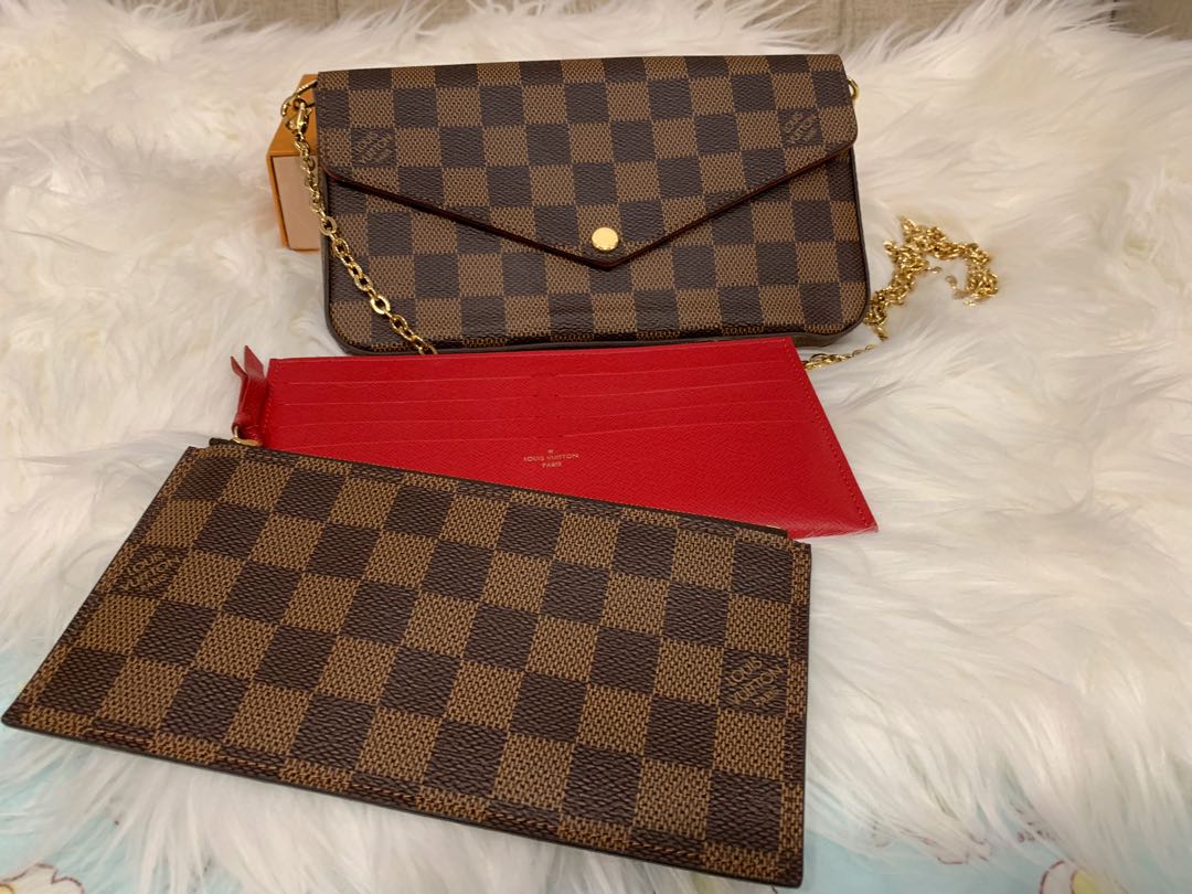 LV Felicie Pochette N63032, Luxury, Bags & Wallets on Carousell