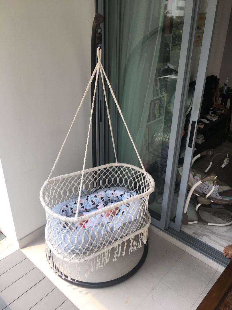 hanging baby cot
