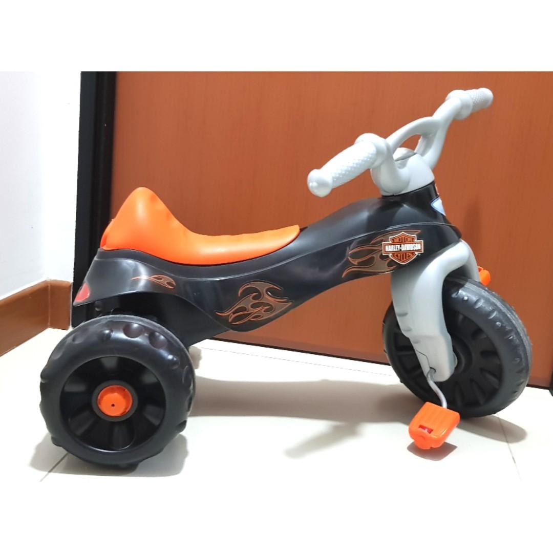 Fisher-Price W1778 Harley Davidson Tricycle Bike Ride Toy for sale online
