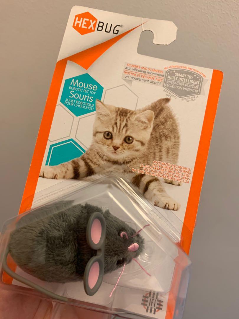 HEXBUG Mouse Robotic Cat Toy (Grey)