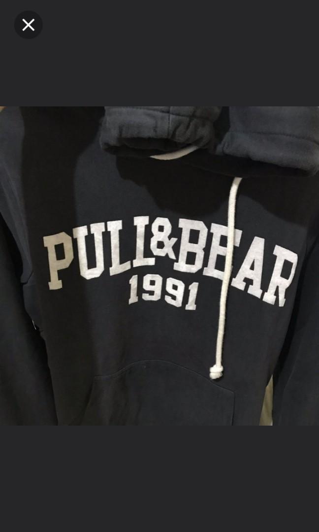 Hoodie pull and bear original second Fesyen Pria Pakaian