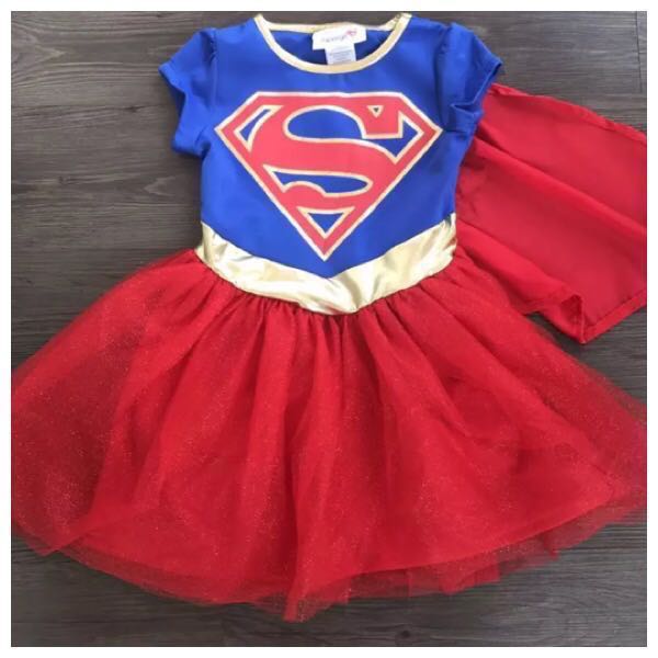 IN STOCK Supergirl dress Supergirl costume girl superhero costume