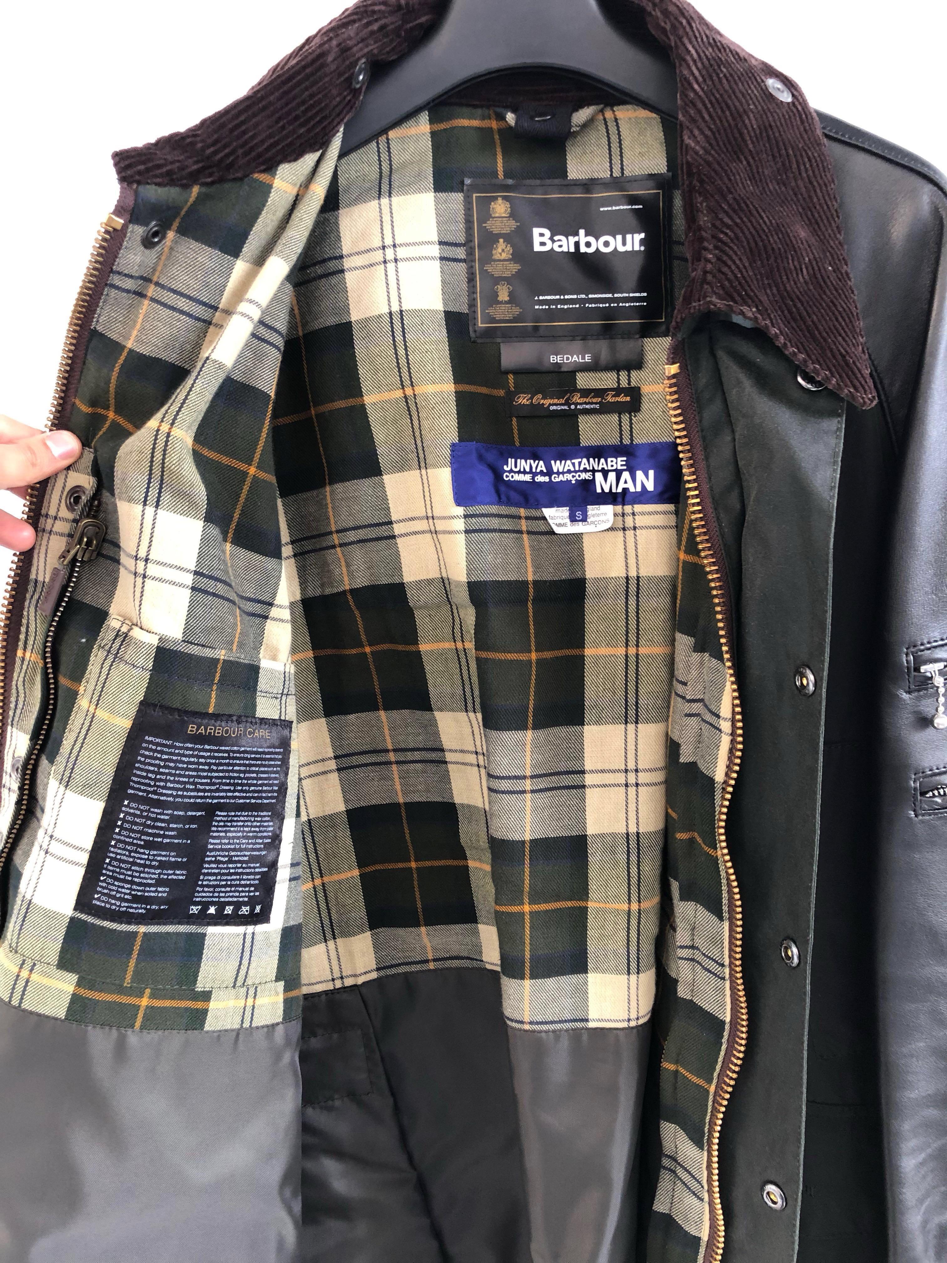 Junya watanabe x Barbour jacket, 男裝, 外套及戶外衣服- Carousell