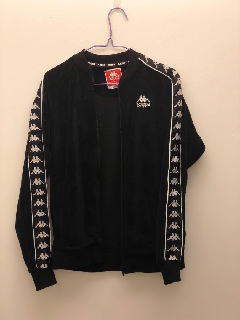 Kappa velour jacket hot sale