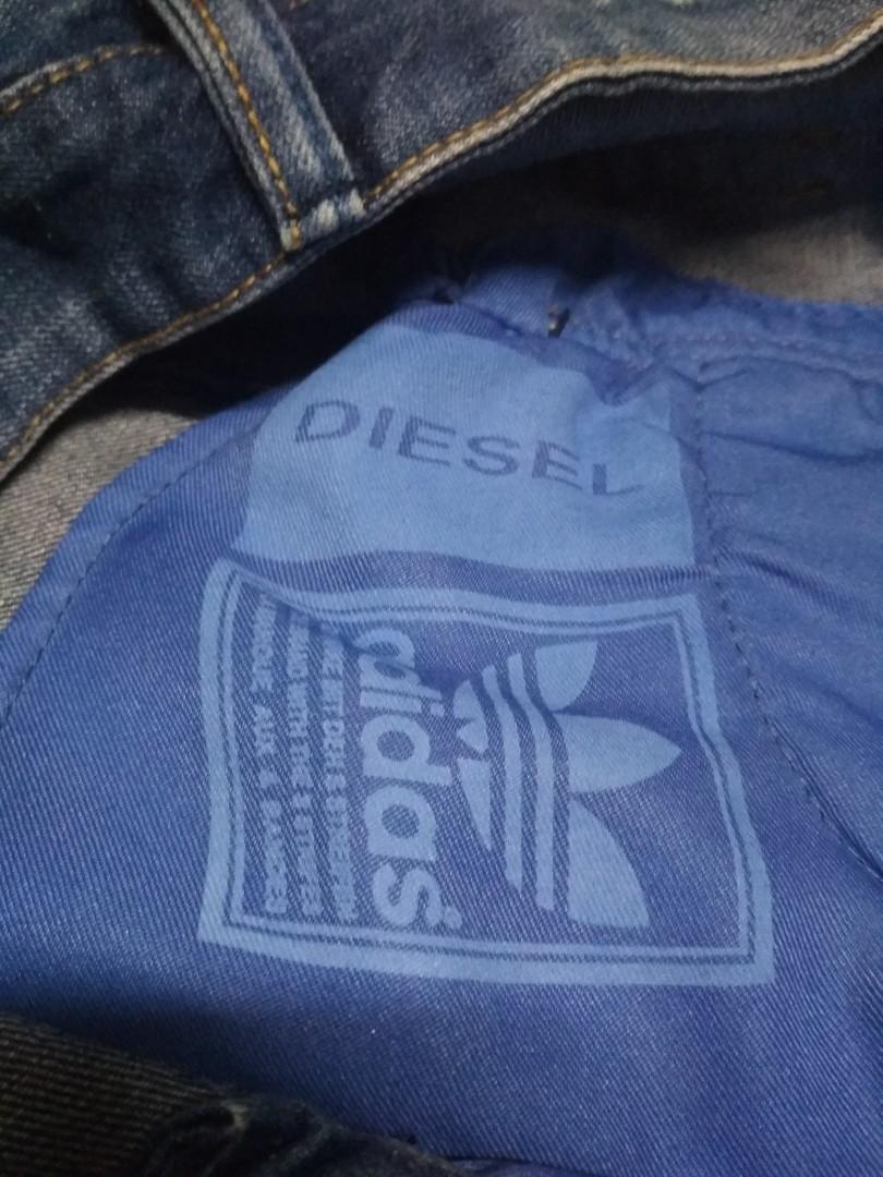 l Rare Adidas trefoil x Diesel jeans / Made in Romania, Men's