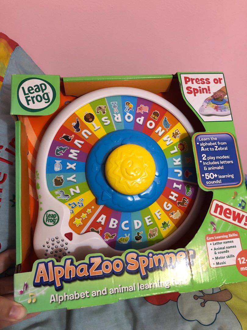 leapfrog alphazoo spinner