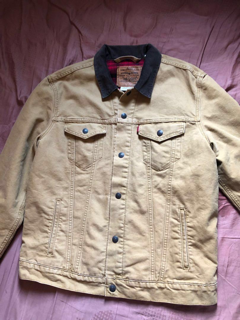 Levi's x Justin Timberlake Canvas Trucker Jacket, Men's Fashion, Coats,  Jackets and Outerwear on Carousell