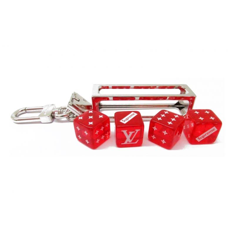 Louis Vuitton x Supreme Dice Key chain 
