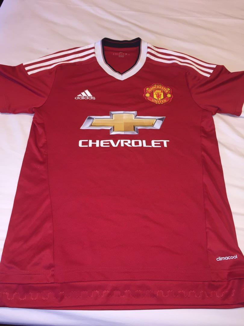 Manchester United Jersey Sports Sports Apparel On Carousell
