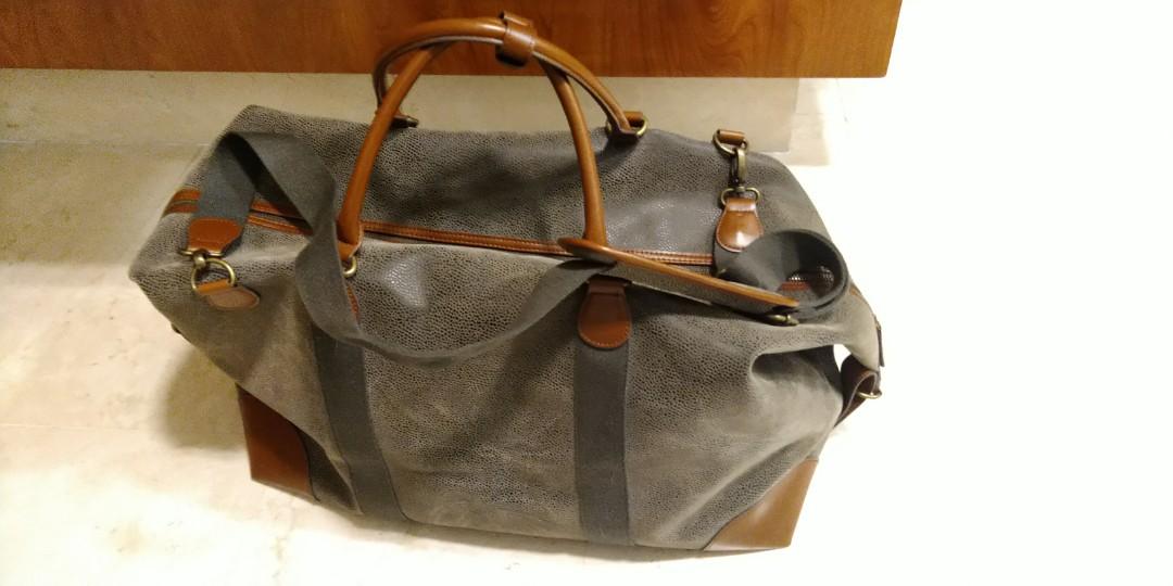 flocked holdall