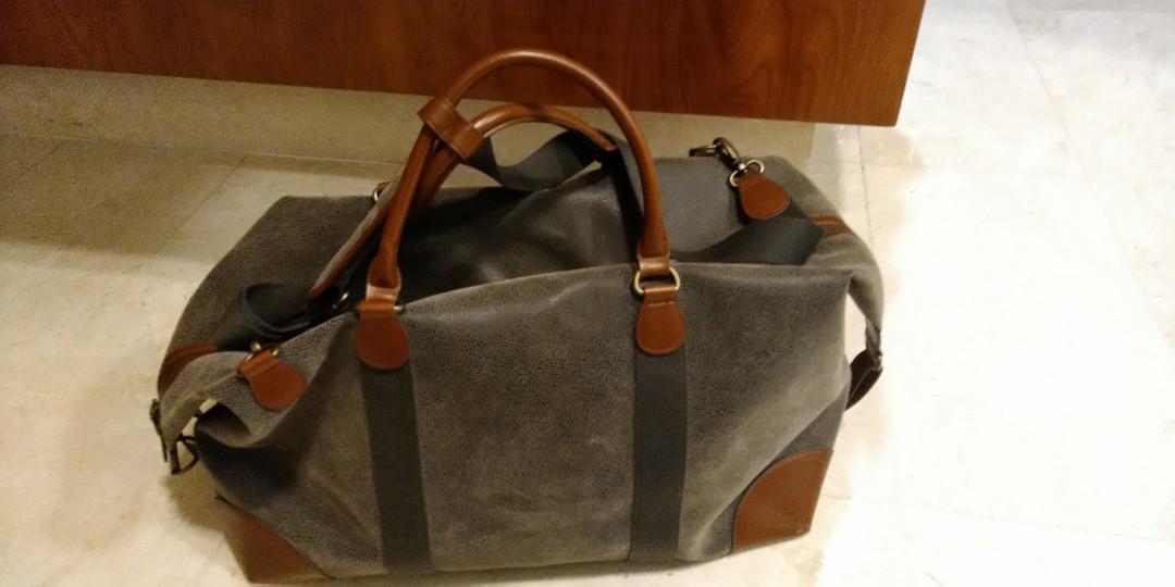 flocked holdall