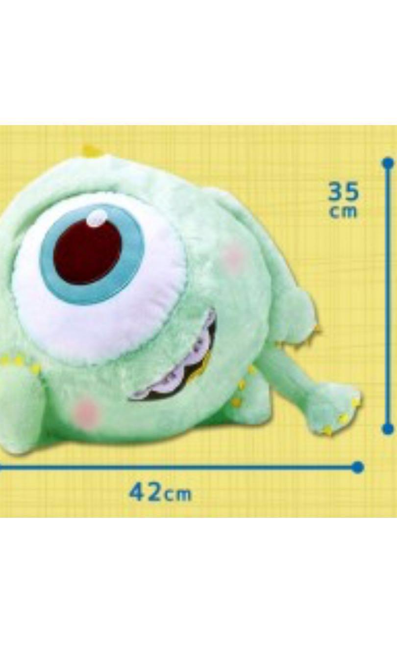 Mike Wazowski Monsters Inc Pastel Plushie, Hobbies & Toys, Toys & Games on  Carousell