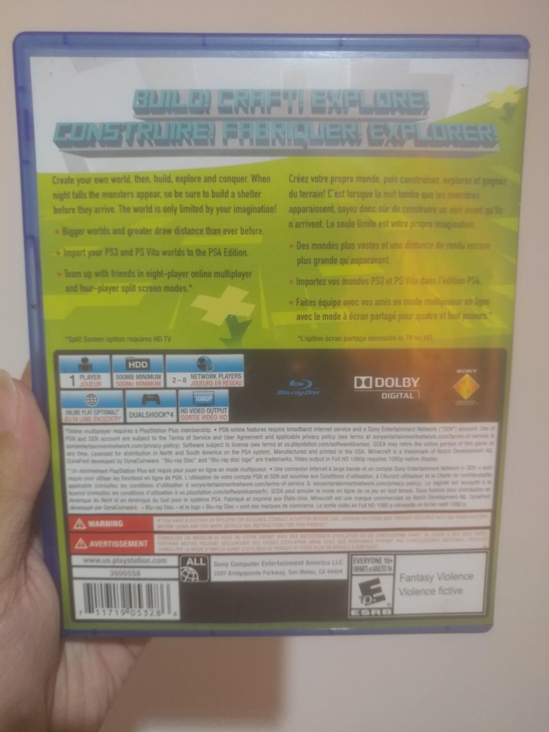 майнкрафт купить ps4